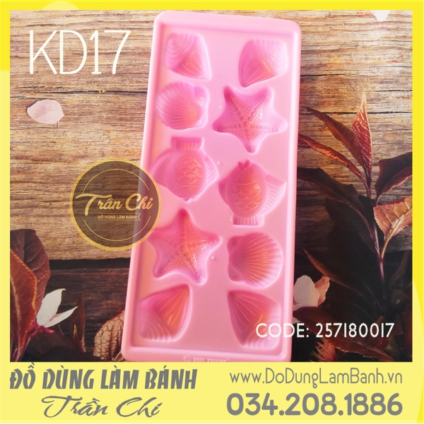 Khuôn nhựa VT - KD17 - Hải sản lớn 10c