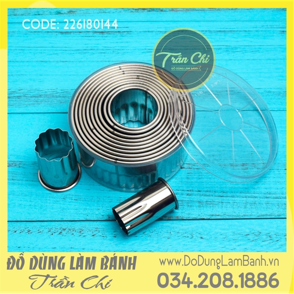 Bộ làm bánh Pateso INOX - 12c