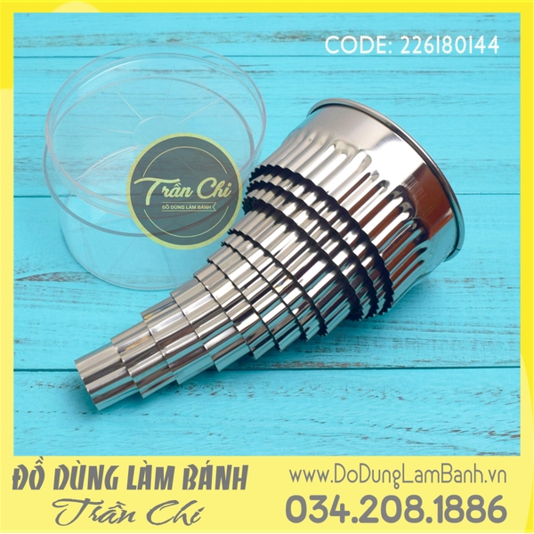 Bộ làm bánh Pateso INOX - 12c
