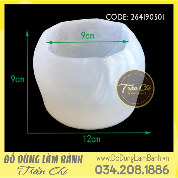 Khuôn silicone Bắp cải tròn lớn