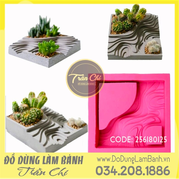 Khuôn silicone Bậc thang vuông