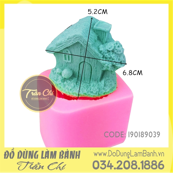 Khuôn silicone Ngôi nhà gỗ