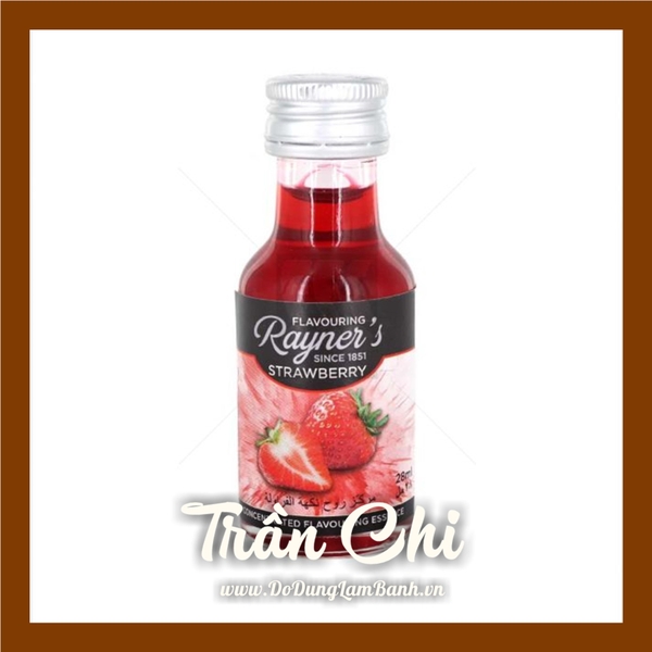 Hương DÂU Strawberry hiệu RAYNER'S - 28ml (1/3/22)