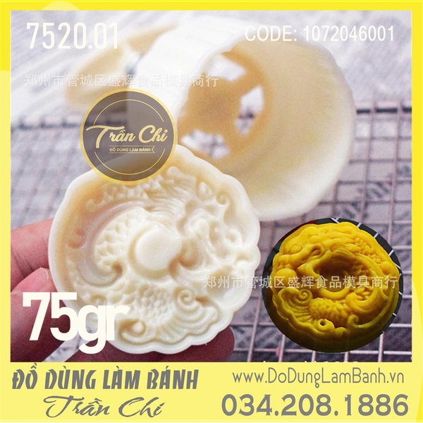 Khuôn TTLX 75gr - 01 mặt RỒNG 3D (7520.01)