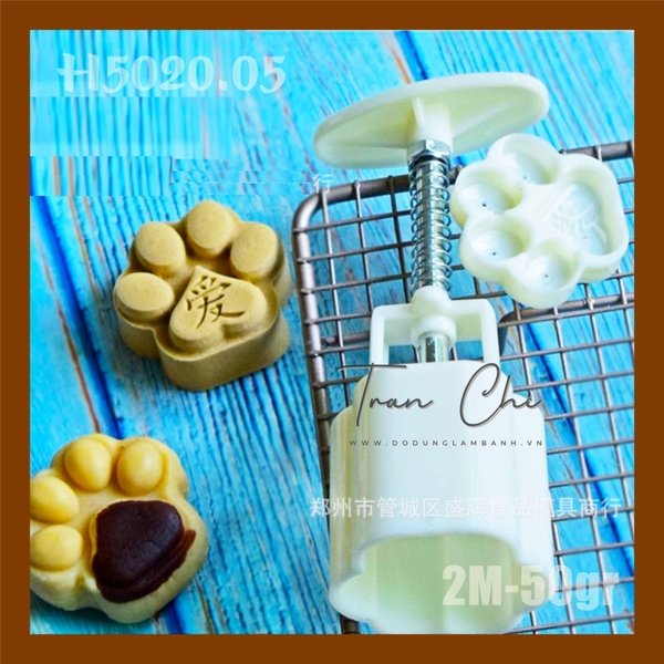 H5020.05 - Khuôn TTLX 50gr - 02 mặt BÀN CHÂN Gấu (21/5)