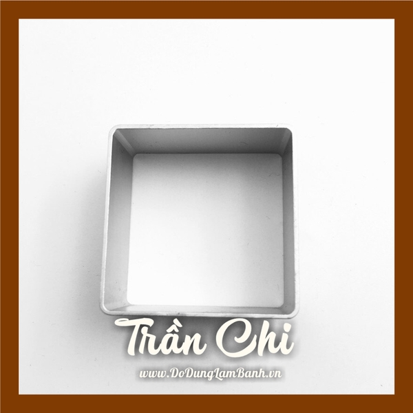 DVU10 - Khuôn ấn bánh dứa - Hình VUÔNG - Lốc 10 cái (11/10)