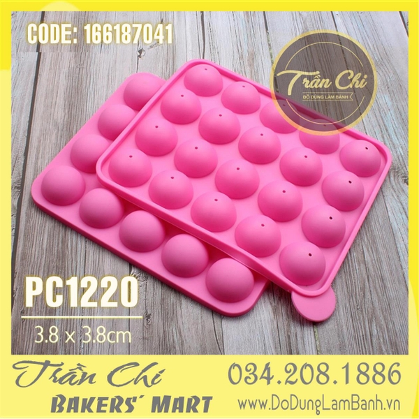 Khuôn silicone Bộ POPCAKE TRÒN 20c (PC1220)