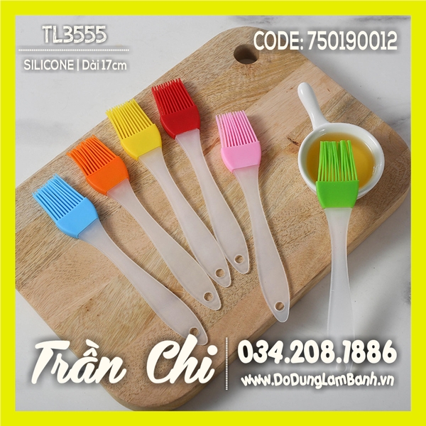 CSM17 - CHỔI quét silicone, CÁN NHỰA MỜ - Size NHỎ 17CM (1/6)