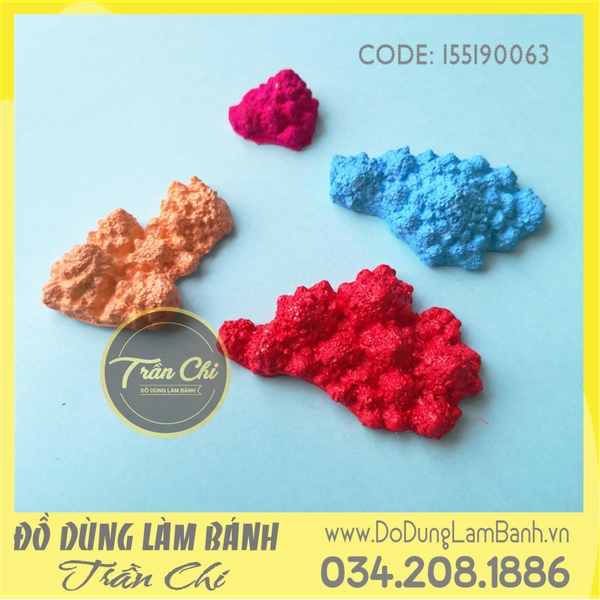 Khuôn silicone San hô lớn nhỏ 4c - Xám
