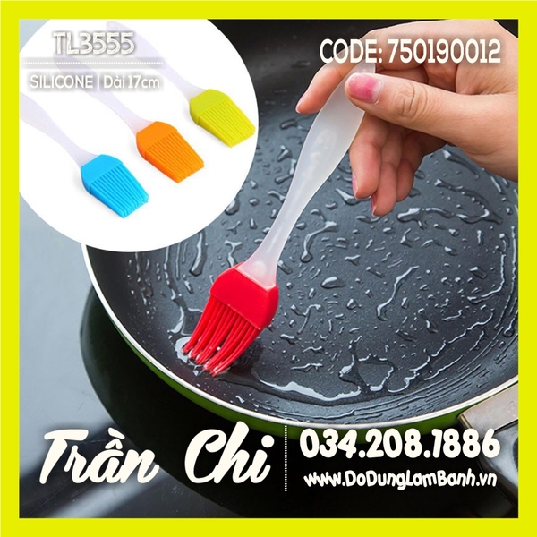 CSM17 - CHỔI quét silicone, CÁN NHỰA MỜ - Size NHỎ 17CM (1/6)