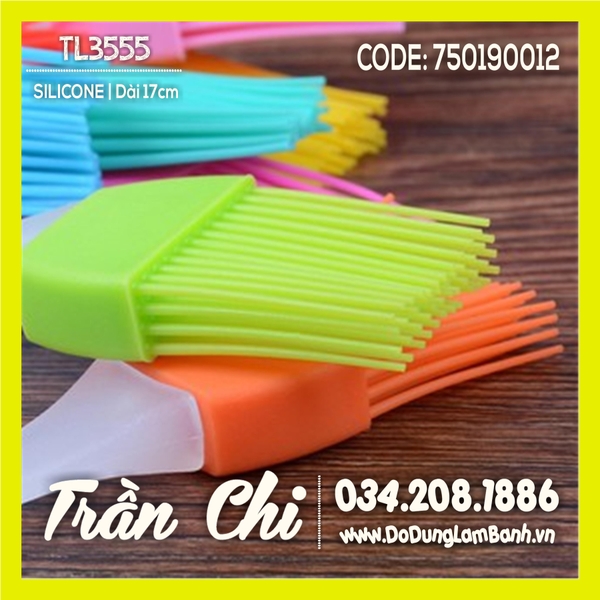 CSM17 - CHỔI quét silicone, CÁN NHỰA MỜ - Size NHỎ 17CM (1/6)