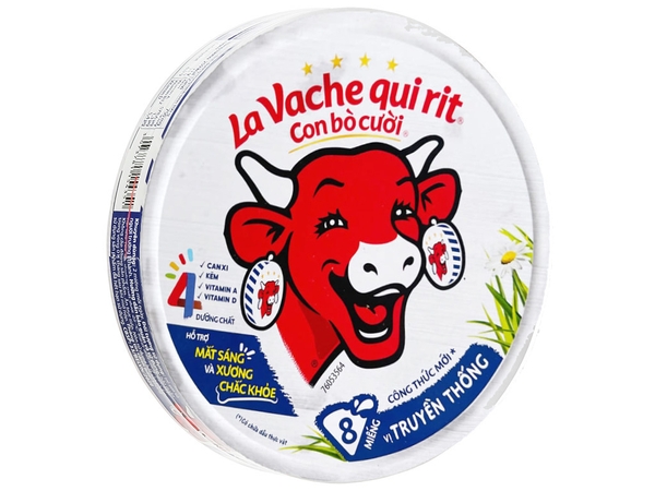 Phô mai Con Bò Cười - Hộp 8 miếng (112gr)