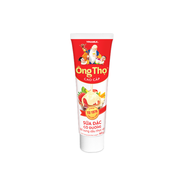 Sữa đặc có đường Ông Thọ nhãn Đỏ Vinamilk - Tuýp 165gr