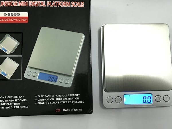 I2000 - Cân điện tử/tiểu ly I2000 0.1gr-3kg (KHÔNG BẢO HÀNH)