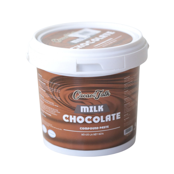 Socola SỆT SỮA Nâu Milk Cacao Talk (P62-114) - Xô 1kg