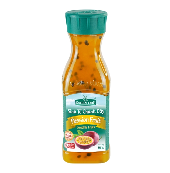 Sinh tố Golden Farm CHANH DÂY - Chai 500ml