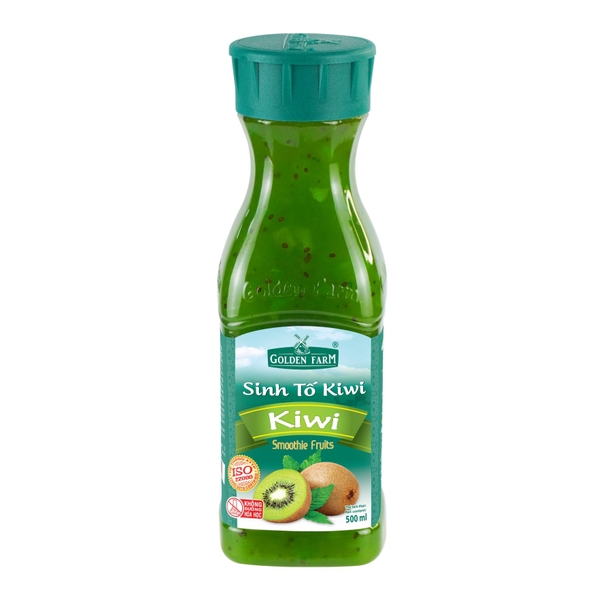 Sinh tố Golden Farm KIWI - Chai 500ml