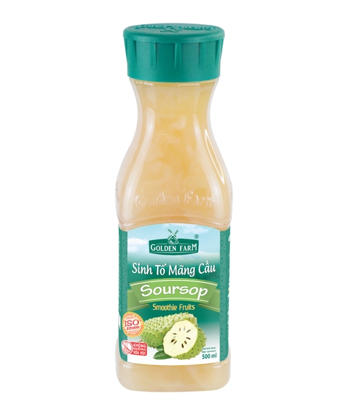 Sinh tố Golden Farm MÃNG CẦU - Chai 500ml