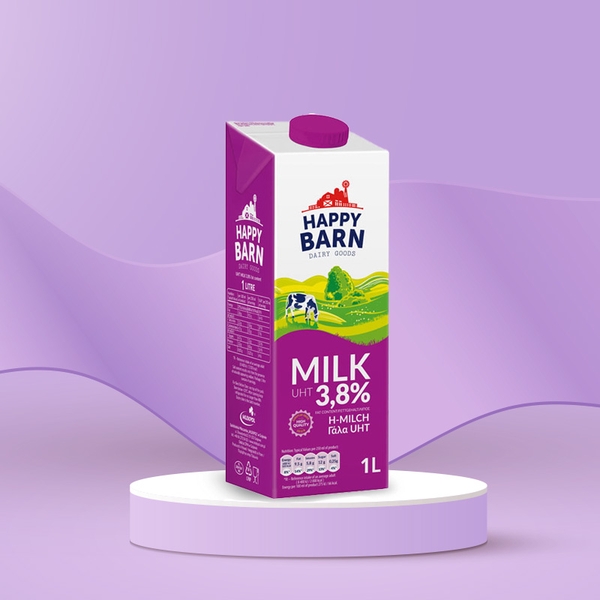 Sữa Tươi HAPPY BARN 3.8% - Hộp 1L