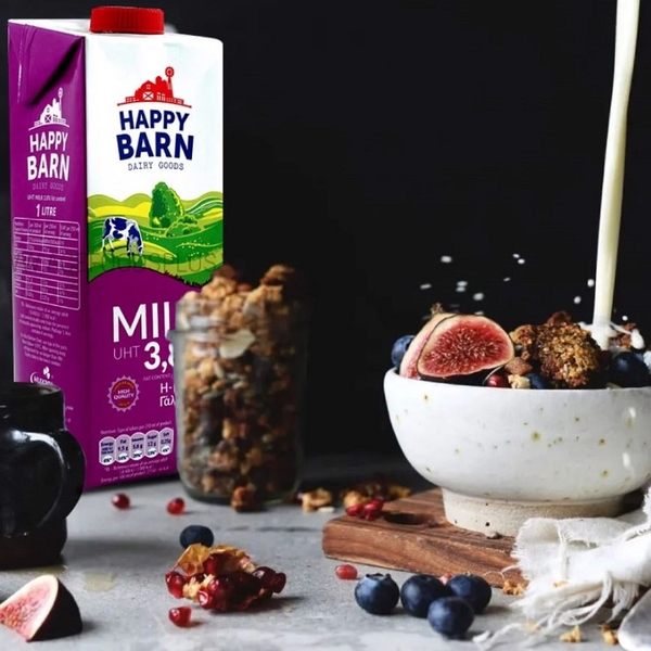 Sữa Tươi HAPPY BARN 3.8% - Hộp 1L