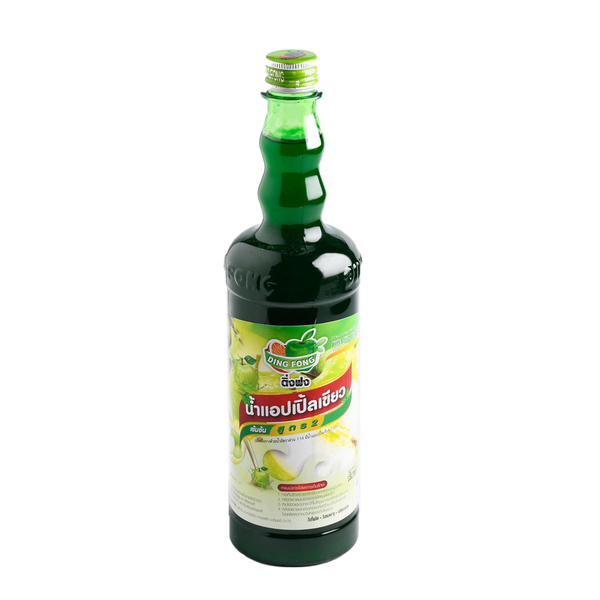 Siro Ding Fong TÁO Green Apple Thái Lan - Chai 760ml