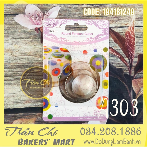 Bộ cắt hình tròn 3c (A303)