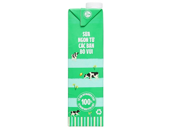 Sữa tươi CÓ ĐƯỜNG VINAMILK - Hộp 1L