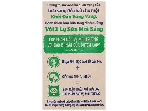 Sữa tươi tiệt trùng Dutch Lady KHÔNG ĐƯỜNG - Hộp 965ml