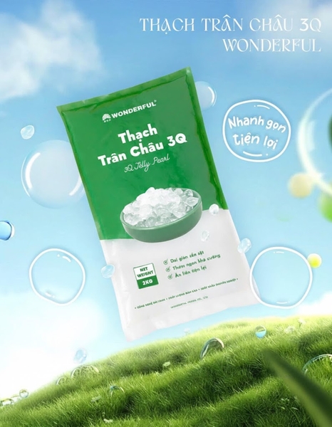 Thạch 3Q WONDERFUL Trắng - Gói 2kg