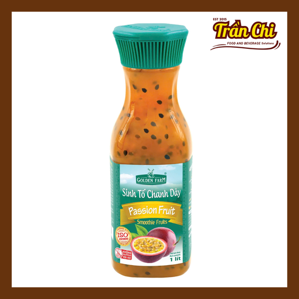 Sinh tố CHANH DÂY Golden Farm - Chai 1 lít