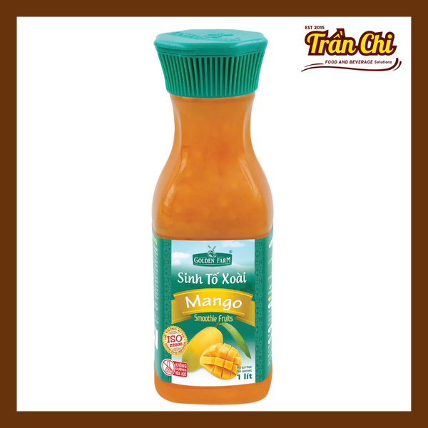 Sinh tố XOÀI Golden Farm - Chai 1 lít
