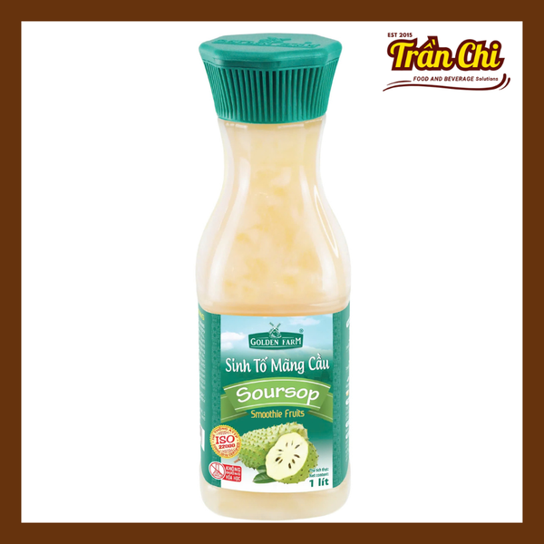 Sinh tố MÃNG CẦU Golden Farm - Chai 1 lít