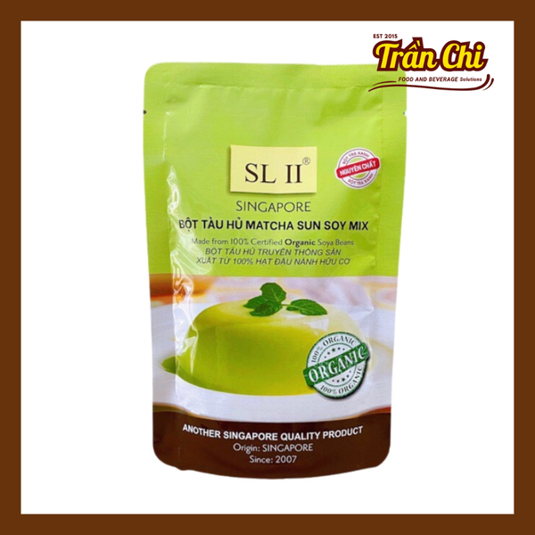 Bột Tàu Hủ MATCHA Trà Xanh Sun Soy Mix Singapore - Gói 90gr