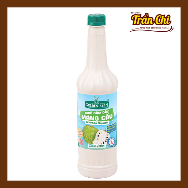 Siro Đậm Đặc MÃNG CẦU Golden Farm - Chai 700ml