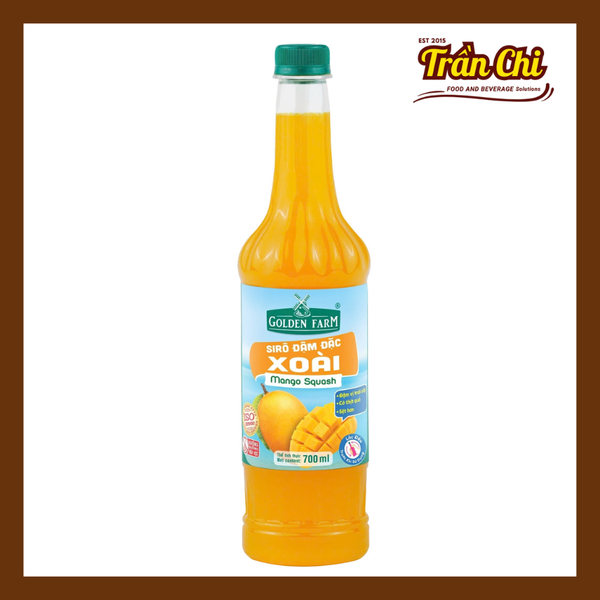 Siro Đậm Đặc XOÀI Golden Farm - Chai 700ml