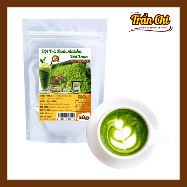 Bột Trà Xanh Matcha Đài Loan - Gói 50gr