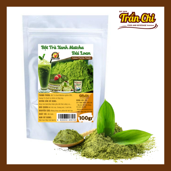 Bột Trà Xanh Matcha Đài Loan - Gói 100gr