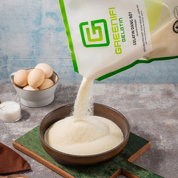 Bột Gelatine GREENIFI 250 bloom - Gói 200gr