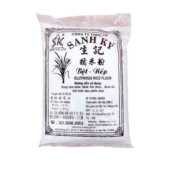 Bột Nếp Sanh Ký - Gói 1kg