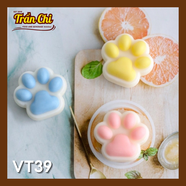 Khuôn silicone vỉ Bàn Chân Mèo 7c 3D nổi (VT39)