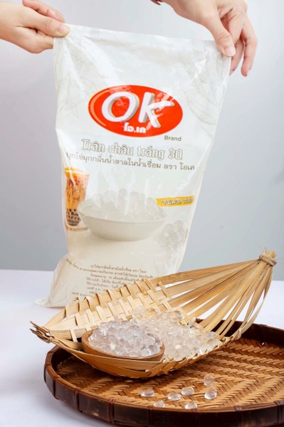 Thạch 3Q OK TRẮNG Nguyên Vị - Gói 2kg