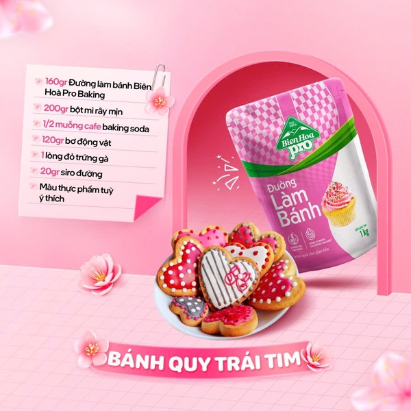 Đường XAY làm bánh Biên Hòa Pro -  Gói 1kg