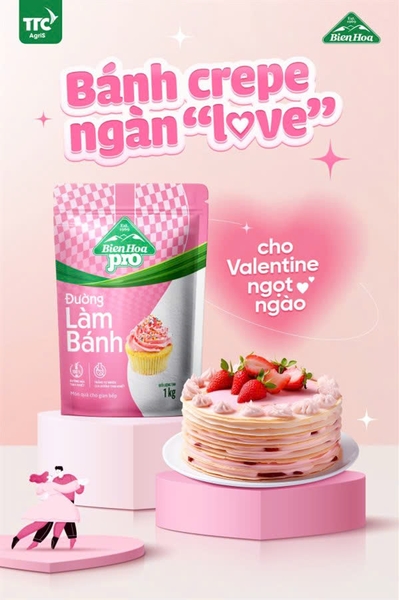 Đường XAY làm bánh Biên Hòa Pro -  Gói 1kg