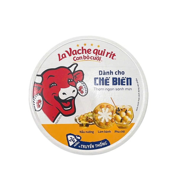 Phô mai Con Bò Cười CHẾ BIẾN - Hộp 24 miếng (336gr)