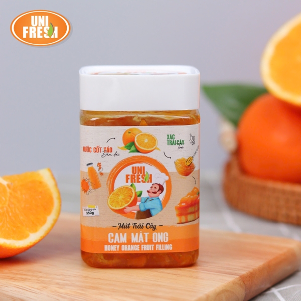 UniFresh M11 - Mứt Cam Mật Ong - Hủ 350gr