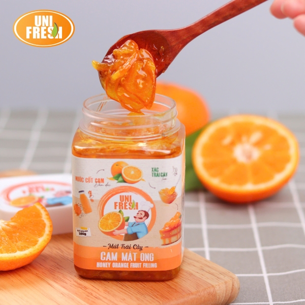 UniFresh M11 - Mứt Cam Mật Ong - Hủ 350gr