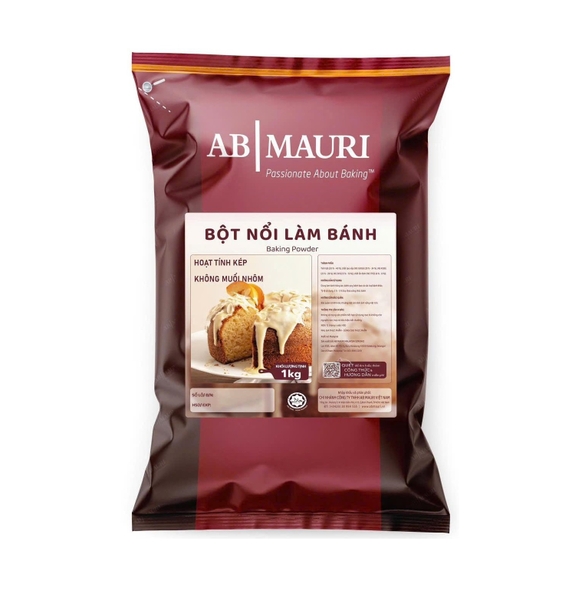 Bột nổi/Bột nở Baking Powder AB Mauri gói ĐỎ - Gói 1kg