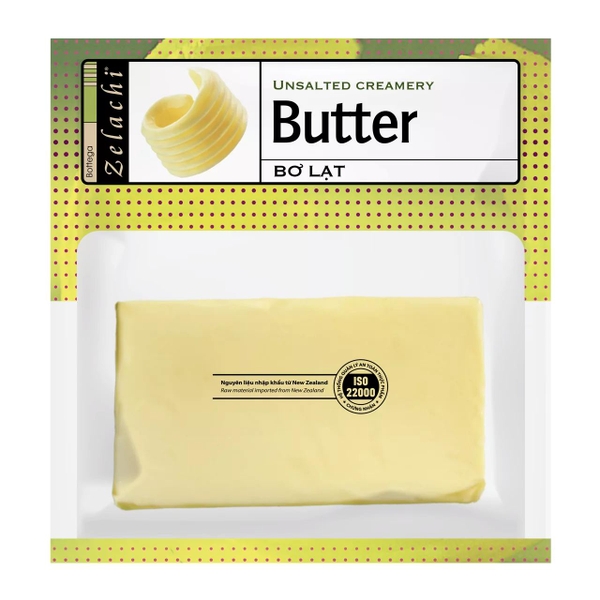 Bơ Lạt Bottega ZELACHI - Cục 250gr