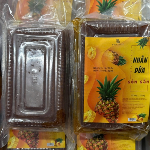 Nhân Khóm/Thơm/Dứa sên sẵn BNFOOD - Hộp 500gr