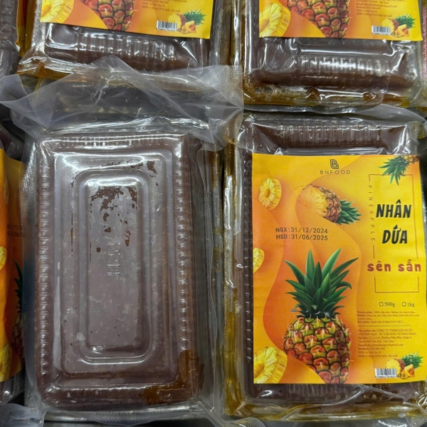 Nhân Khóm/Thơm/Dứa sên sẵn BNFOOD - Hộp 500gr
